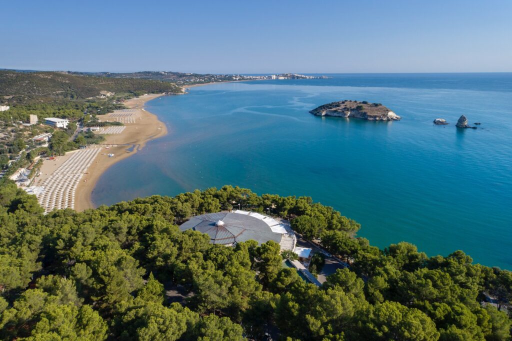 Panorama del Gattarella sul mare